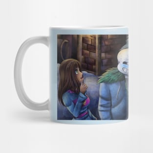 Blue Face Mug